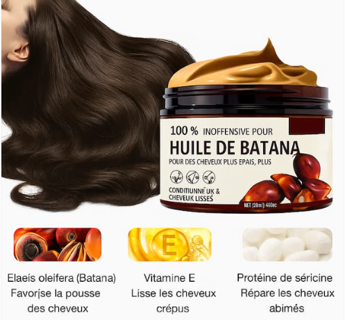Huile de Batana pour la croissance des cheveux