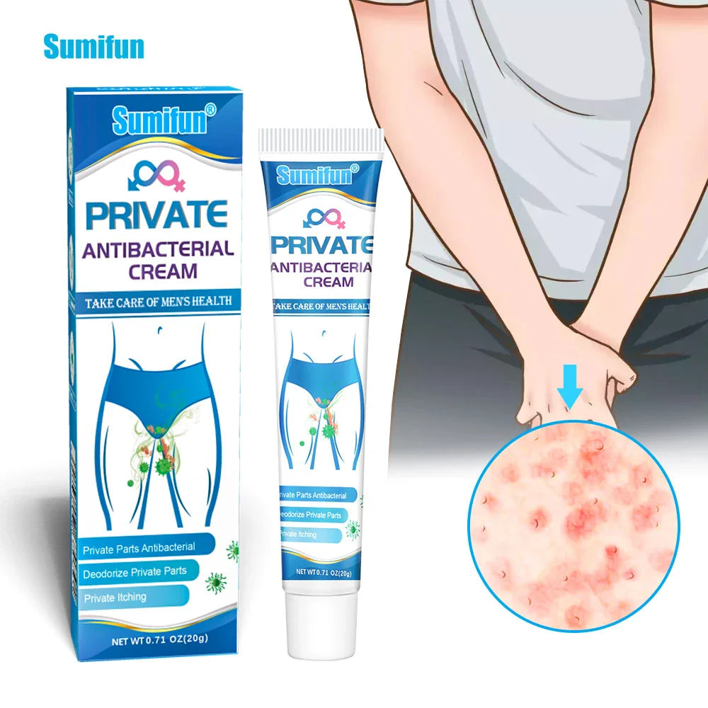 Crème Intime Antibactérienne – STOP Démangeaisons, Odeurs & Irritations Intimes