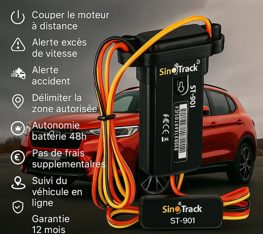 🛡️ Traceur GPS ST-901– Protégez et Localisez Votre Voiture ou Moto En Temps Réel 24h/7, Où Que Vous Soyez.