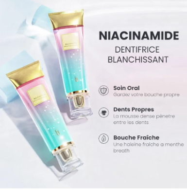Dentifrice au Niacinamide - blanchissant naturel