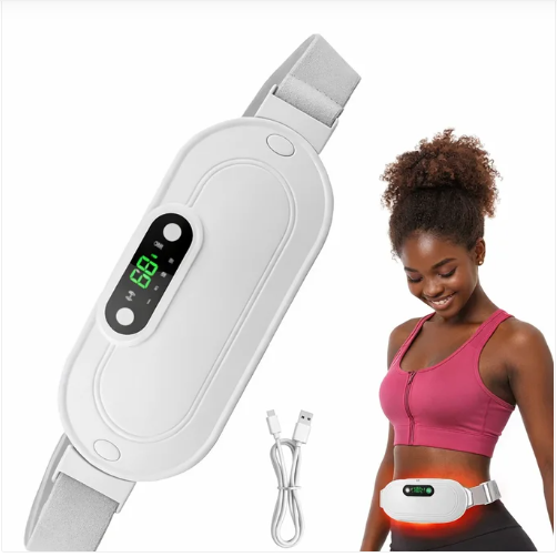 Ceinture de Soulagement Menstruel  – Chaleur & Vibration Apaisantes