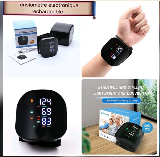 Tensiomètre Intelligent Rechargeable de Poignet